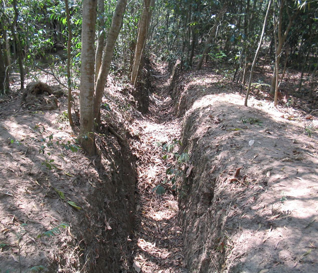 Slide tour Cu Chi Tunnel and Mekong Delta Full Day Tour